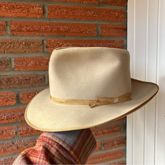 Vintage 50s/60s Stetson 3X Beaver Open Road Hat Size 7 1/8 - Picture 7 of 13
